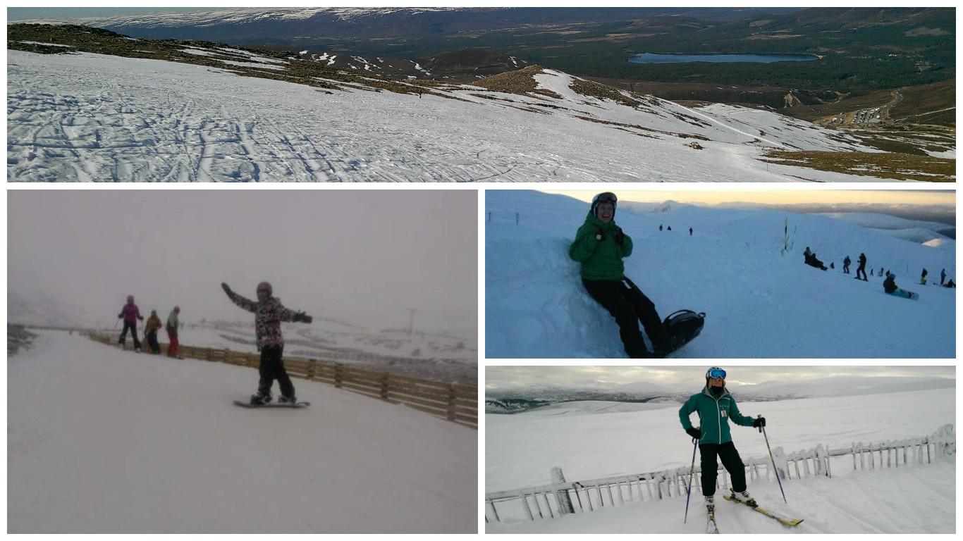 skiing on cairngorm