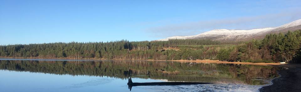 Loch Morlich at Easter, Cairngorms National Park