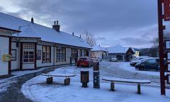First snow of the winter, Aviemore